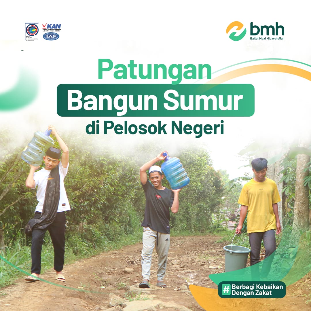 Sedekah Jariyah Bangun Sumur Untuk Pelosok